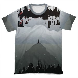 Bioshock- 2 Worlds AOP T-shirt Tee