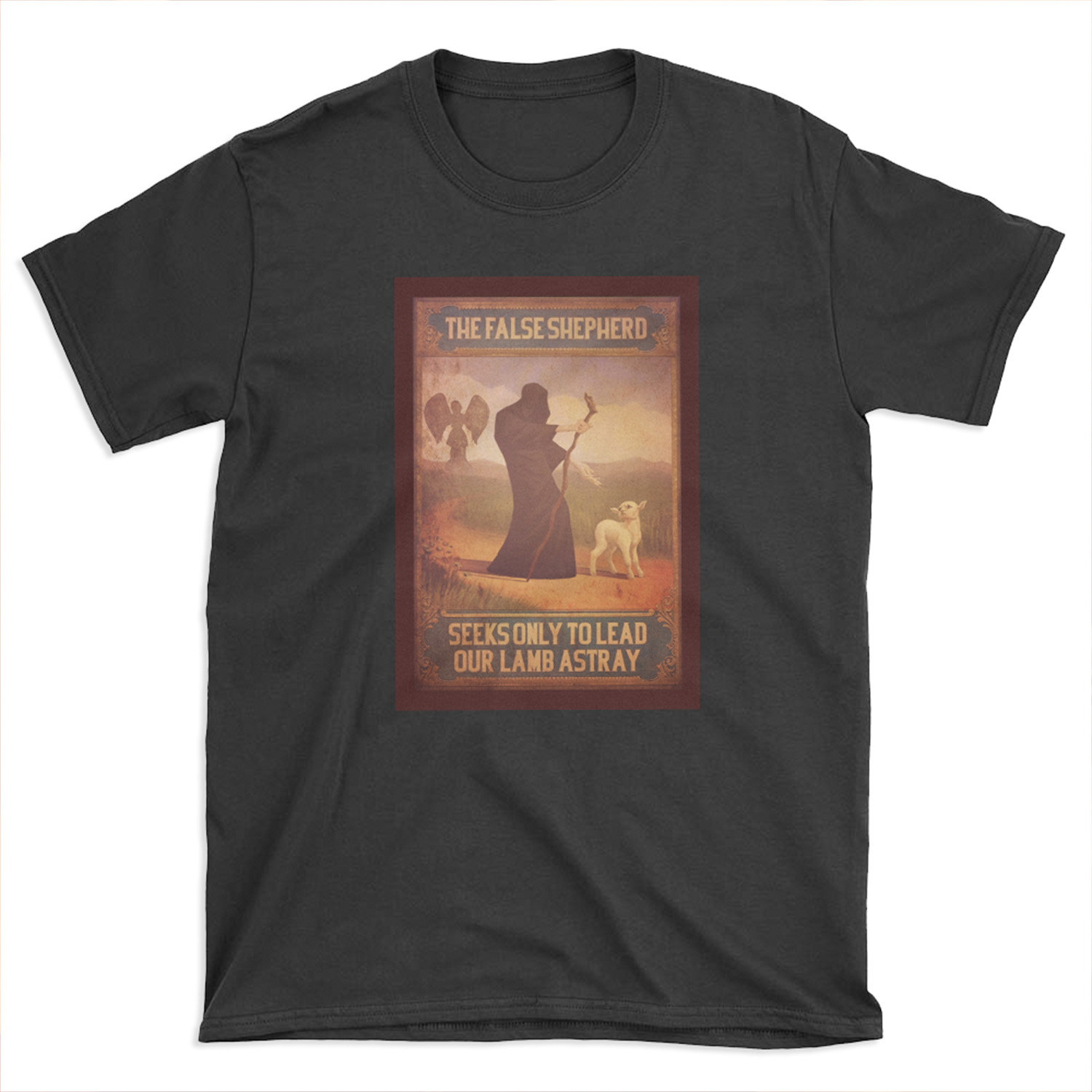 BioShock Infinite – The False Shepherd Seeks Only To Lead Our Lamb Astray T-shirt Tee