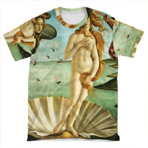 Birth Of Venus Botticelli AOP T-shirt Tee