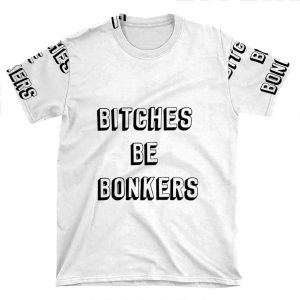 Bitches Be Bonkers - Jamal Turner AOP T-shirt Tee