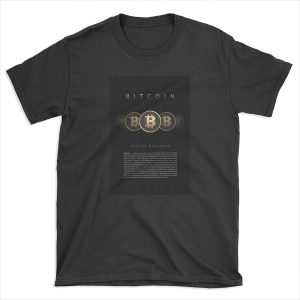 Bitcoin Modern Design T-shirt Tee