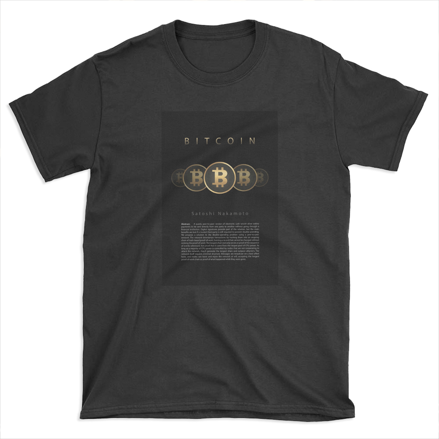 Bitcoin Modern Design T-shirt Tee