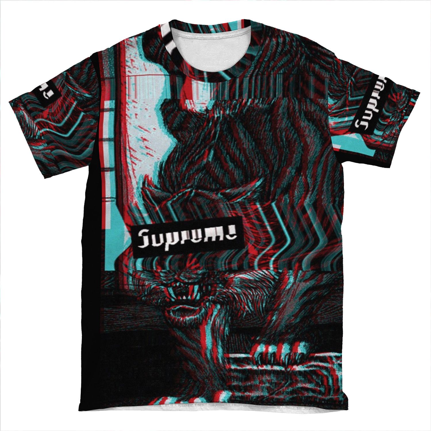 Black Beast AOP T-shirt Tee