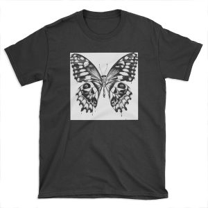 Black butterfly T-shirt Tee