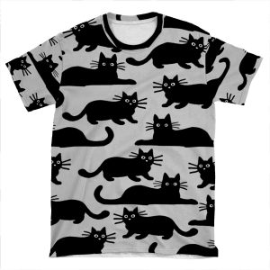Black Cat 2 AOP T-shirt Tee