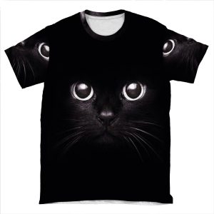 Black Cat 4 AOP T-shirt Tee