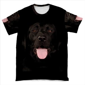 Black Labrador Iphone Cover AOP T-shirt Tee