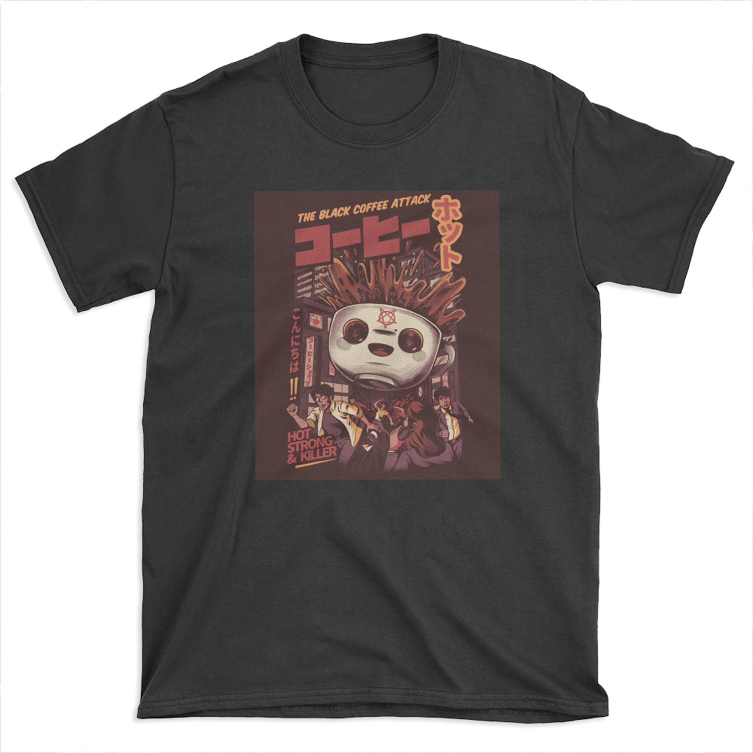 Black magic coffee T-shirt Tee