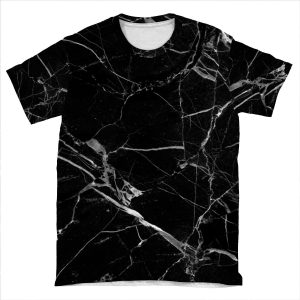 Black Marble 4 AOP T-shirt Tee
