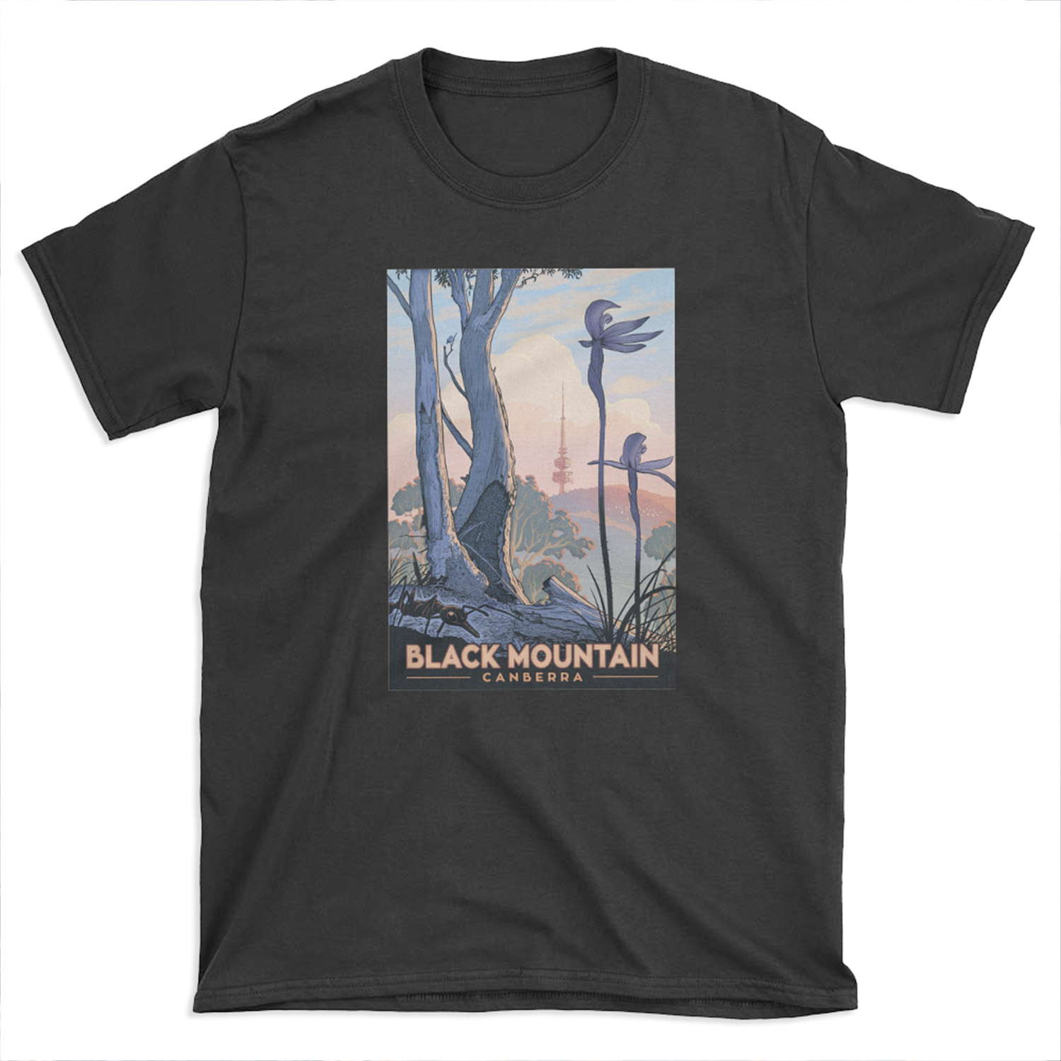 Black Mountain Nature Reserve (ants and orchids) T-shirt Tee