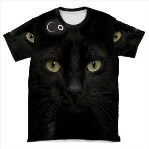 Black On Black.. AOP T-shirt Tee