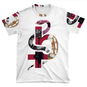 Blackbear Logo W/ Album Covers Art AOP T-shirt Tee