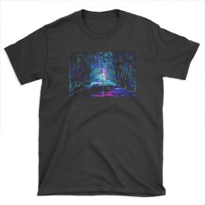 Blacklight Night on Aurora Road T-shirt Tee