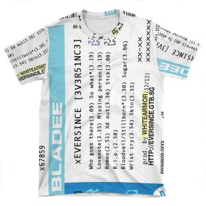 Bladee Eversince Ticket AOP T-shirt Tee