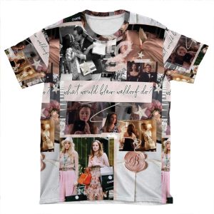 Blair Waldorf Gossip Girl - AOP T-shirt Tee