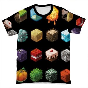 Blocks AOP T-shirt Tee