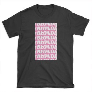 Blonde pink white T-shirt Tee