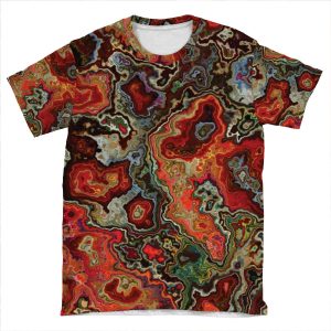 Blood Geode AOP T-shirt Tee