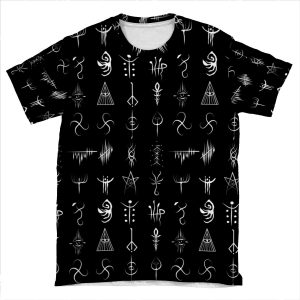 Bloodborne Caryll Runes AOP T-shirt Tee