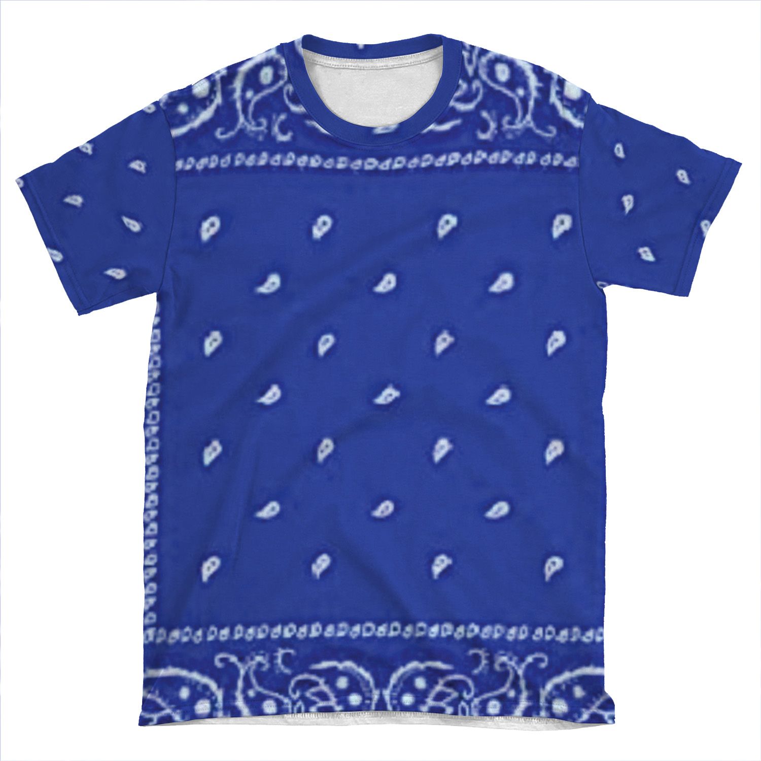 Blue Bandana 2 AOP T-shirt Tee