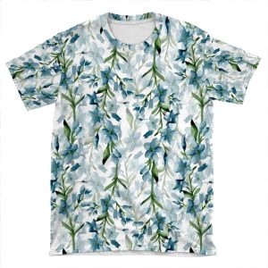 Blue Branches AOP T-shirt Tee