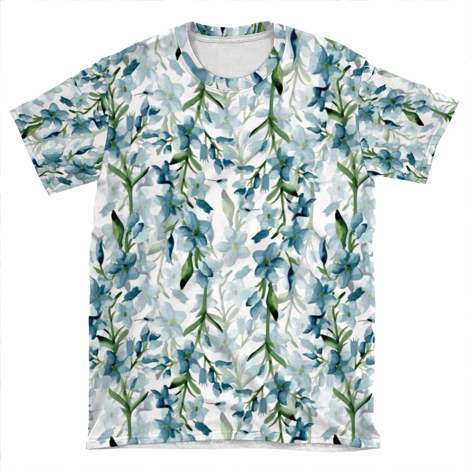 Blue Branches AOP T-shirt Tee