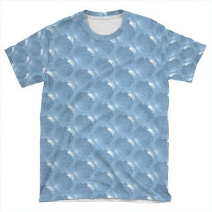 Blue Bubble Wrap AOP T-shirt Tee