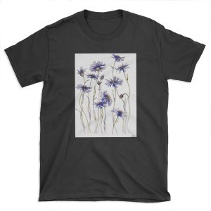 Blue Cornflowers T-shirt Tee