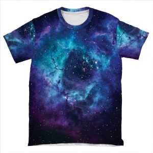 Blue Galaxy AOP T-shirt Tee