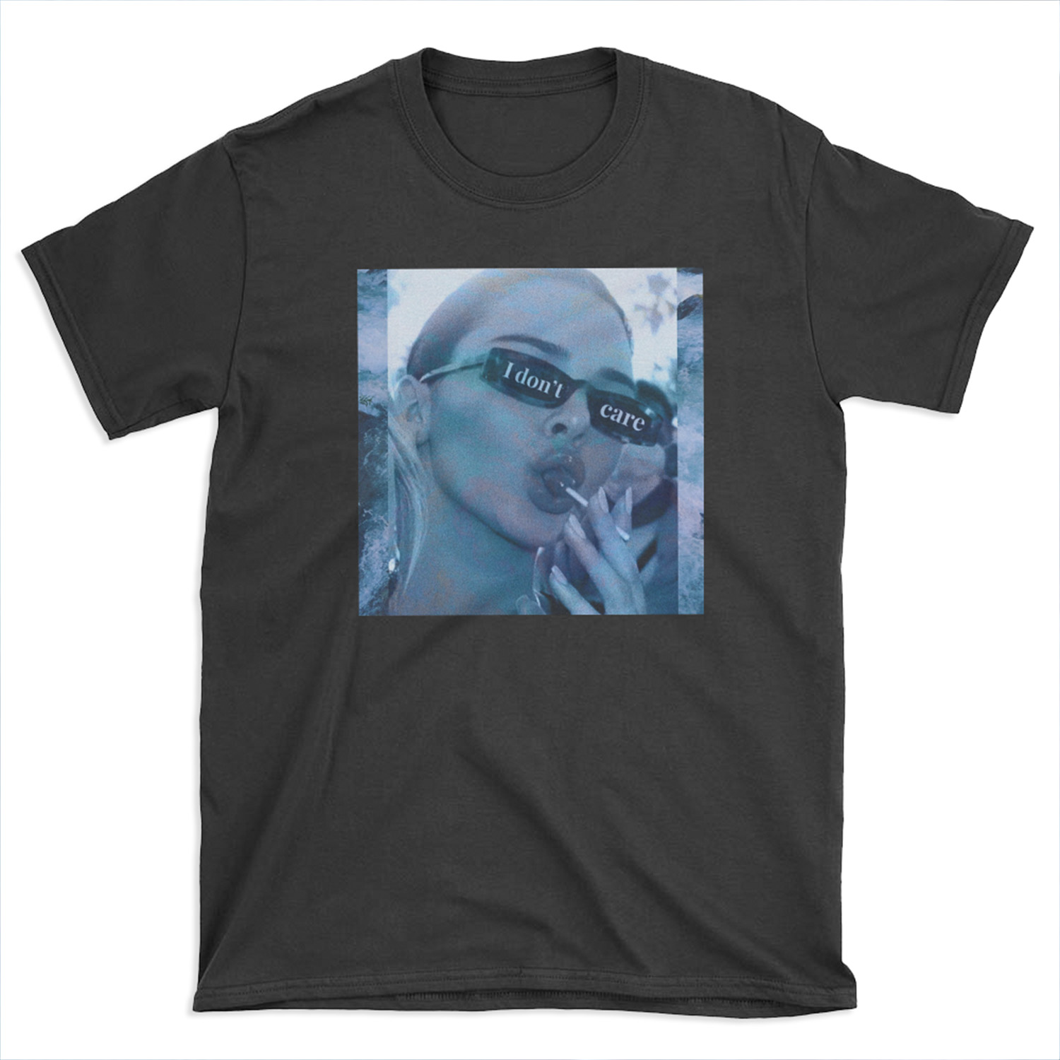 Blue kendall Jenner - I Dont Care T-shirt Tee