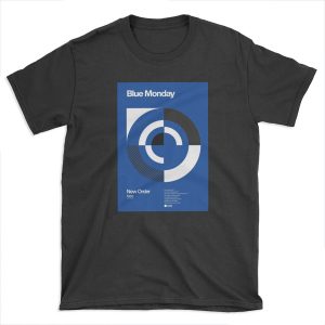 Blue Monday - New Order Typographic T-shirt Tee