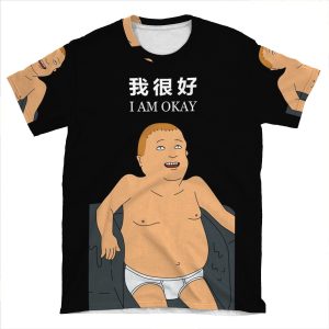 Bobby Hill - I Am Okay AOP T-shirt Tee