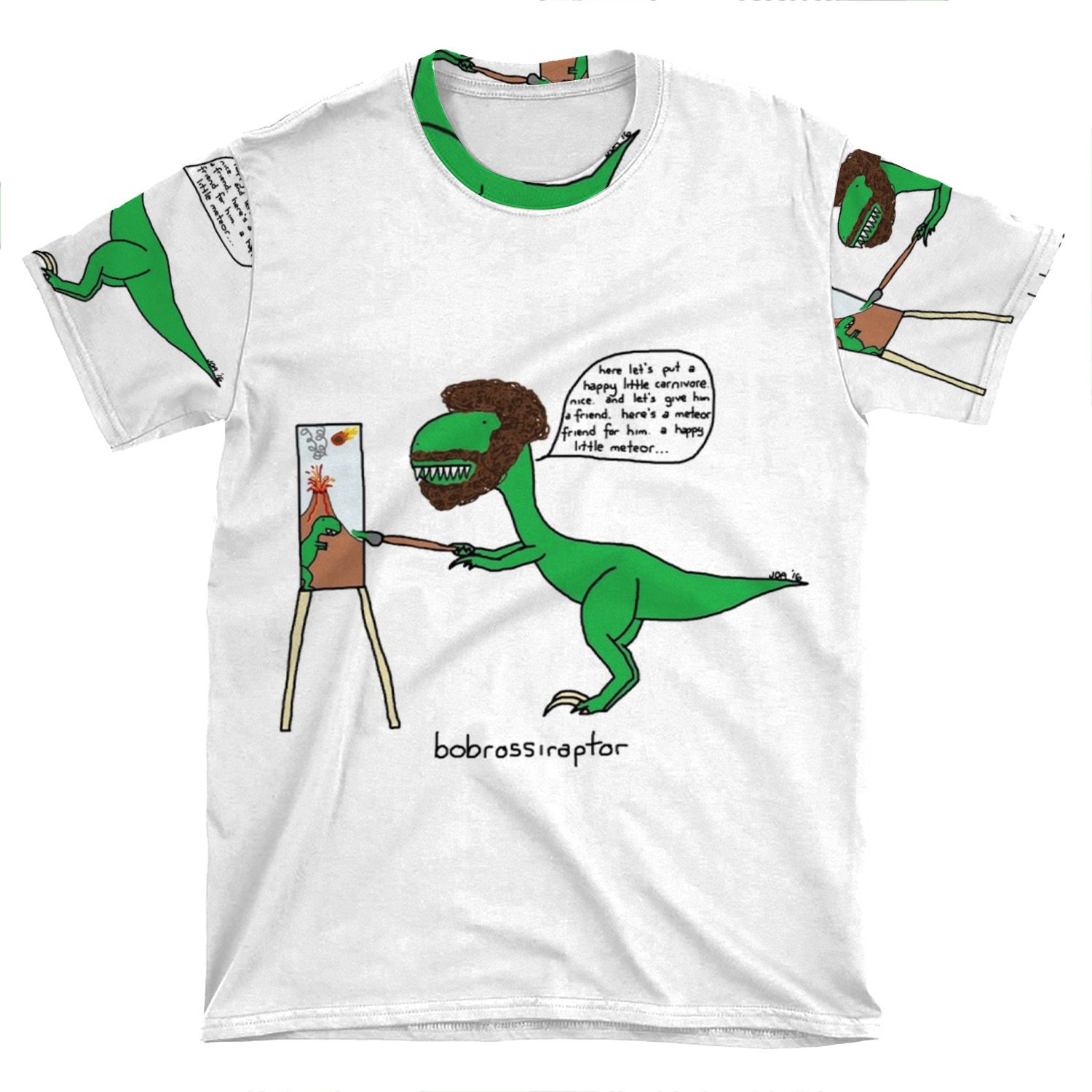 Bobrossiraptor AOP T-shirt Tee