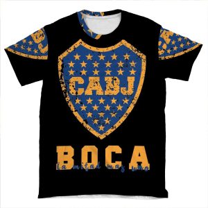Boca Juniors, Argentina AOP T-shirt Tee