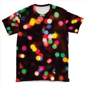 Bokeh - Christmas Light AOP T-shirt Tee