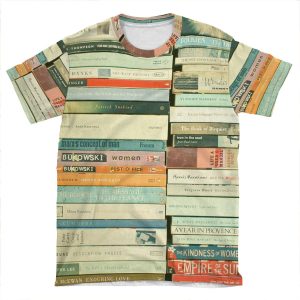 Bookworm AOP T-shirt Tee