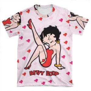 Boop Betty Love AOP T-shirt Tee