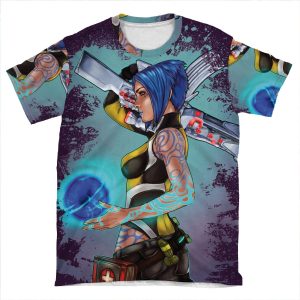 Borderlands 2 Maya The Siren Splatter Tee AOP T-shirt Tee