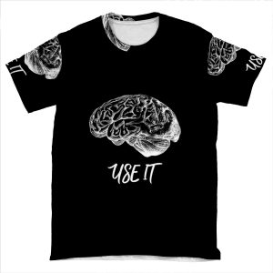 Brain Anatomy - Use It AOP T-shirt Tee