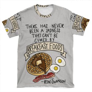 Breakfast Foods AOP T-shirt Tee