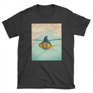 brilient disguise, goldfish with a shark fin T-shirt Tee