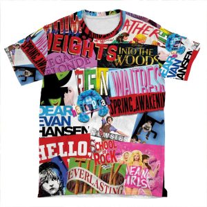 Broadway AOP T-shirt Tee