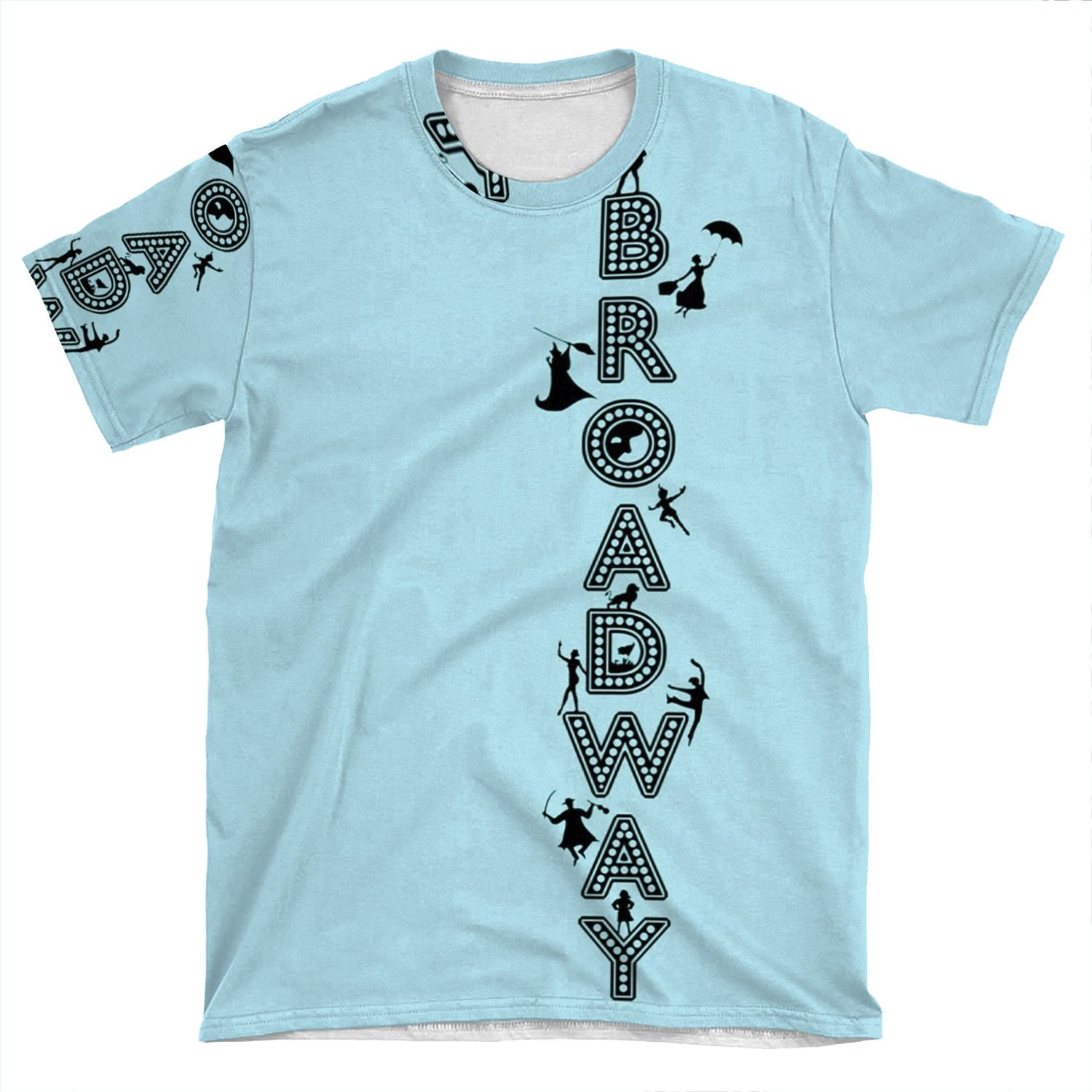 Broadway Marquee Celebration AOP T-shirt Tee