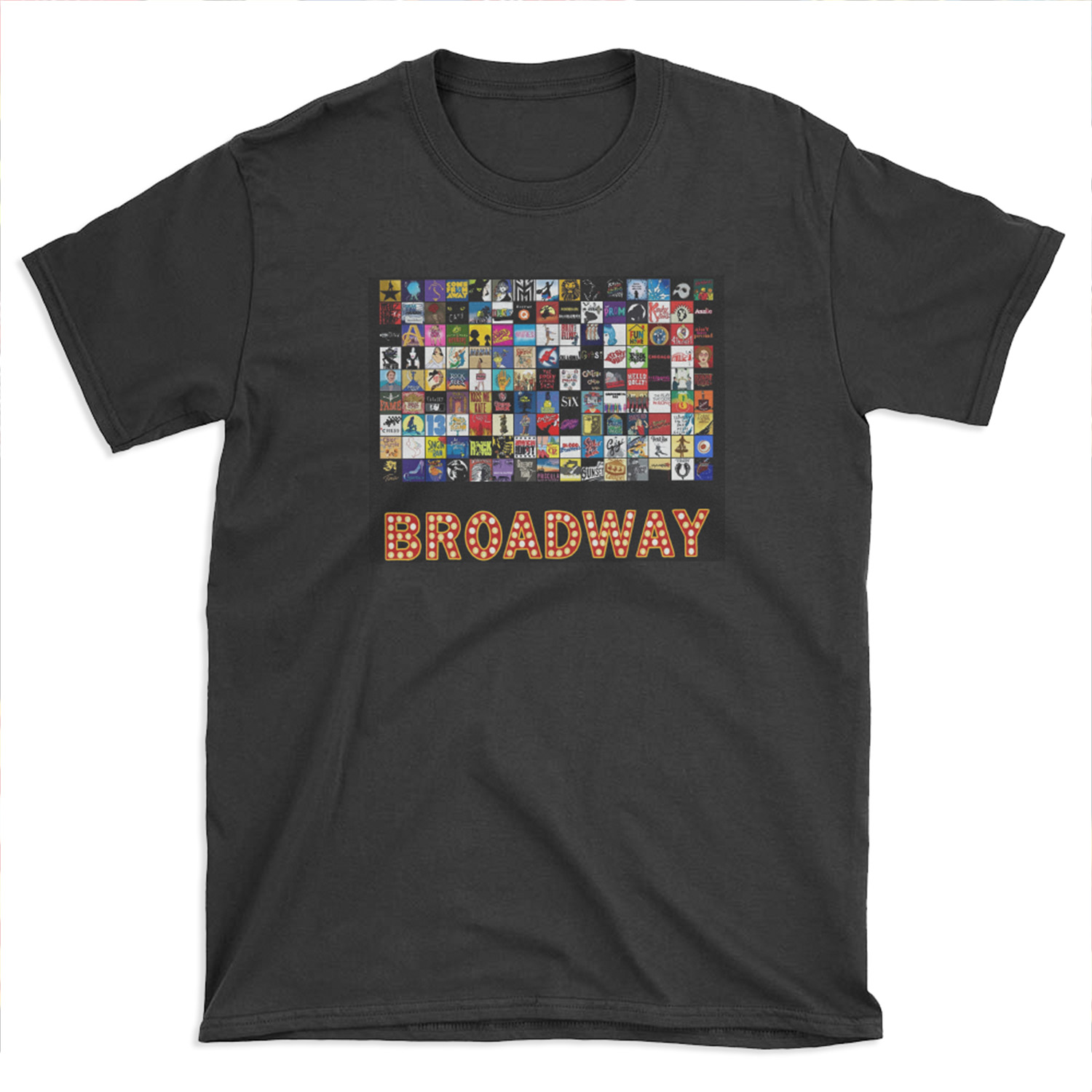 Broadway Musical Theatre Logos - Hand Drawn T-shirt Tee