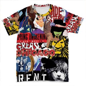 Broadway Theatre AOP T-shirt Tee