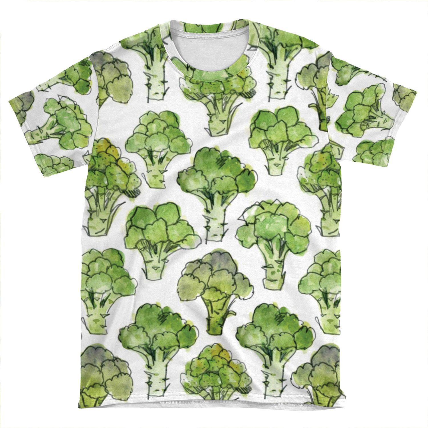 Broccoli - Formal AOP T-shirt Tee