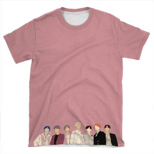 Bts Boy With Luv AOP T-shirt Tee