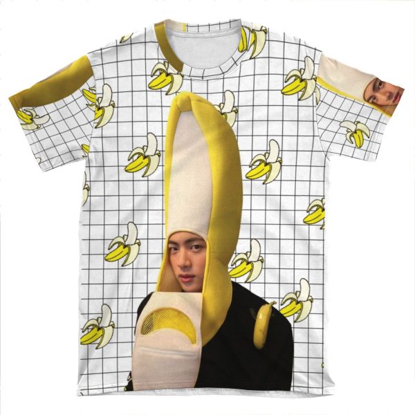 Bts Jin Banana Phonecase AOP T-shirt Tee