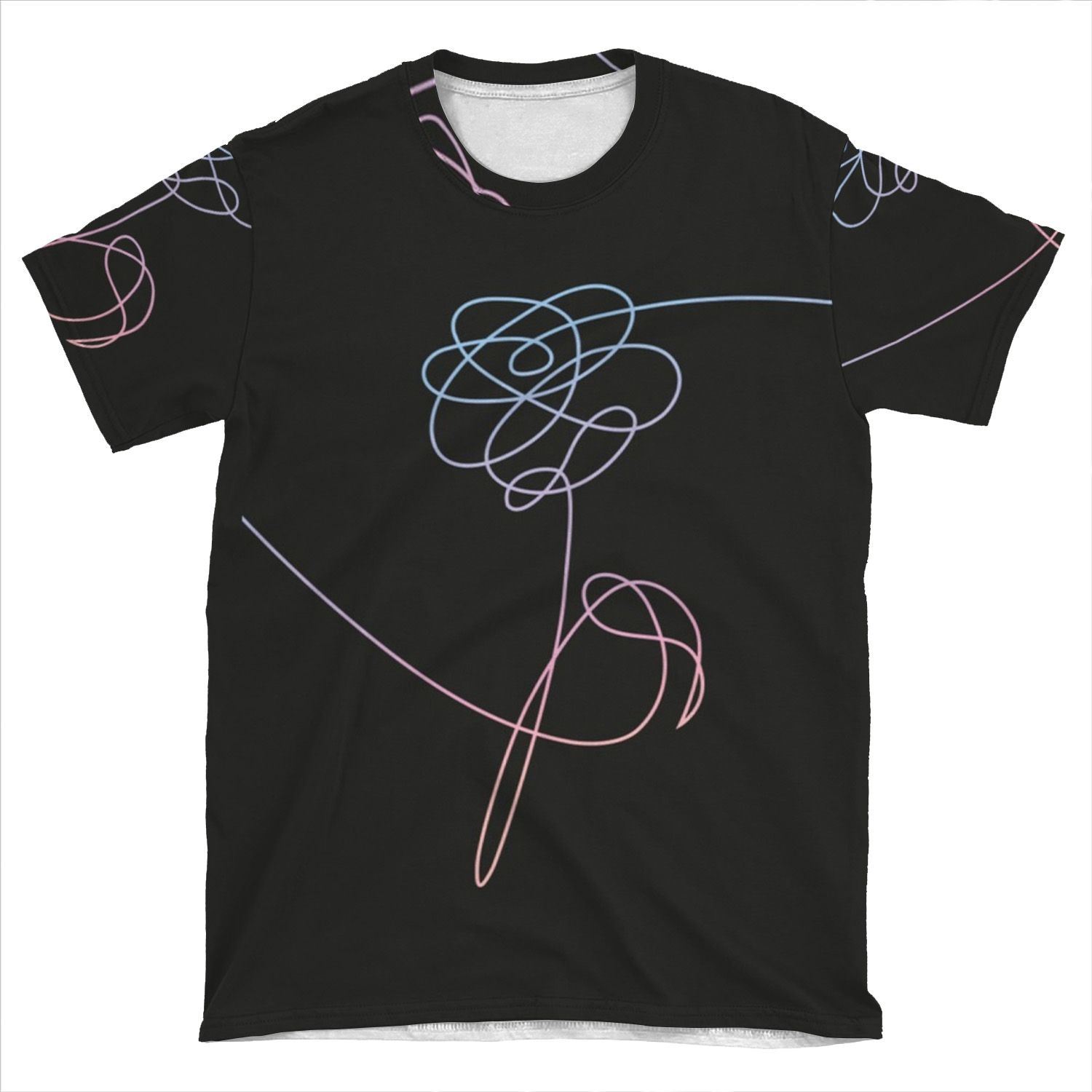 Bts Love Yourself Flower #2 AOP T-shirt Tee