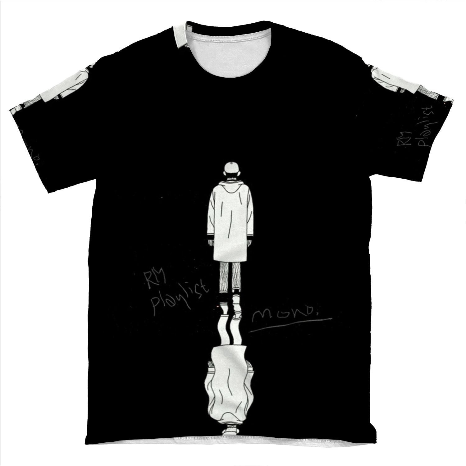Bts - Rm Mono Reflection AOP T-shirt Tee